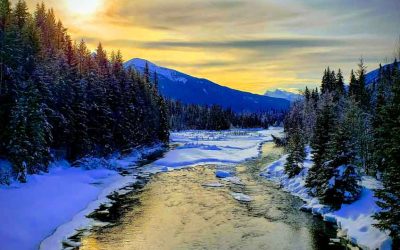 Winter Wanderungen am Mount Robson und Gegend