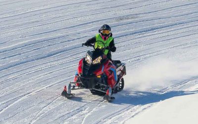 Snowmobiling